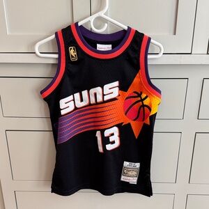 Mitchell & Ness Suns Kids Jersey - Black, Purple, and Orange